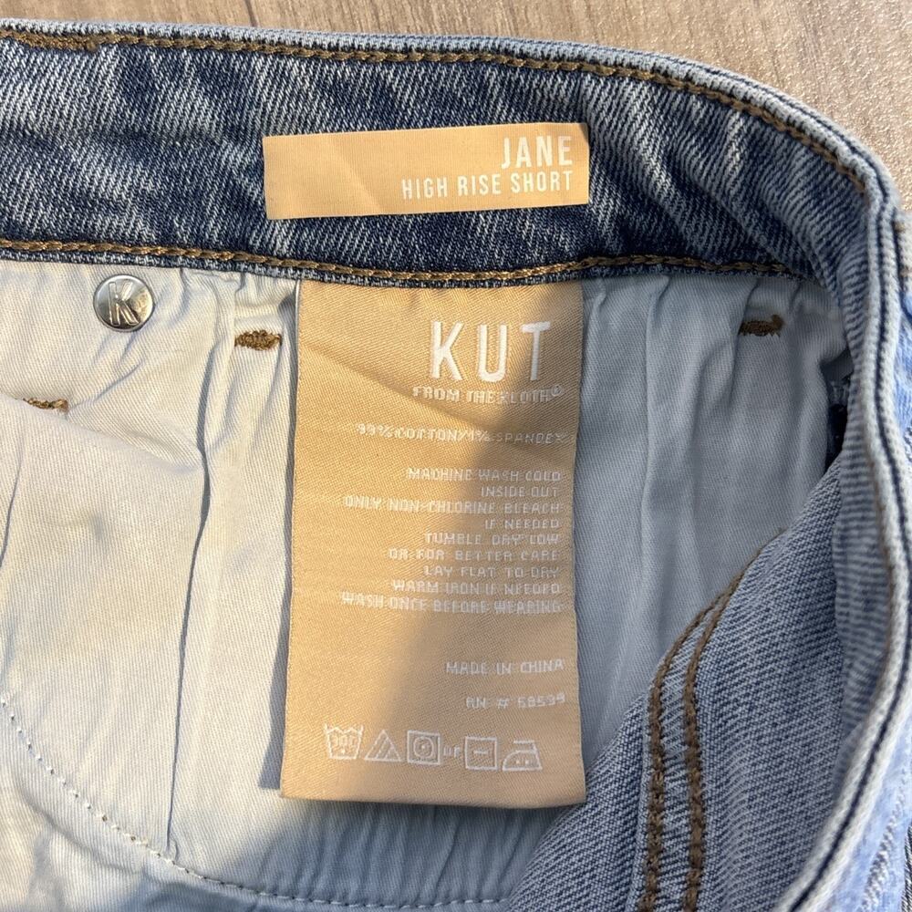 Kut from the Kloth Jean Shorts Plus Size 14 High Rise - Picture 5 of 6